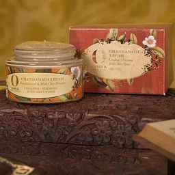 OHRIA AYURVEDA Chandanadi Lepam Sandalwood & Mint Clay Masque for Even Skin Tone 50g-59