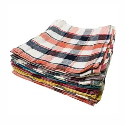 Homerz 5Pcs Red Checked Cotton Kitchen Towels-19