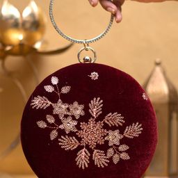 ARTKLIM Embroidered Box Clutch-image-20