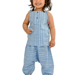 Tiny Bunnies Girls Striped Top with Trousers-image-61