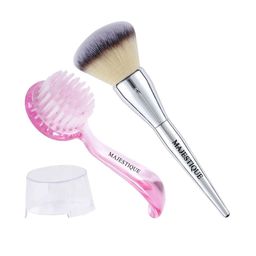MAJESTIQUE Combo Of Foundation Powder Brush & Facial Cleansing Brush-image-79