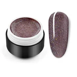 VENALISA Black Seashell Pearl Effect Color UV & LED Nail Gel Polish 5 ml - U11-image-65