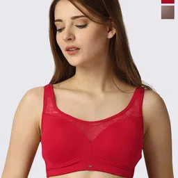 Soie Pack Of 2 Full Coverage Lightly Padded T-shirt Bra With All Day Comfort-35