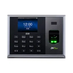 ZKTeco S30 Fingerprint Time Attendance System Biometric Employee Clock-In & Access Control ZKTeco S30 Fingerprint Time Attendance System Biometric Employee Clock-In & Access Control image 1