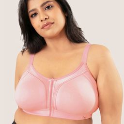 Nykd Plus Size Seamless Full Support M-Frame Cotton Full Coverage Bra - NYB101-image-8