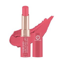 Colors Queen Luscious Lips Non Transfer Matte Lipstick 3.5g - Coral Date 24-5