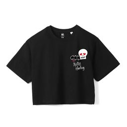 Wear Your Mind Girls Printed Pure Cotton Boxy T-shirt-picture-4