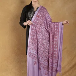 Exotic India Women Ethnic Motifs Printed Shawl-23