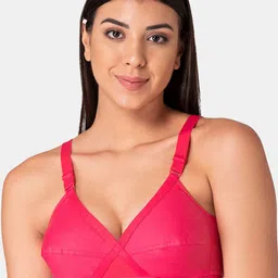 KOMLI Full Coverage Non Padded Cotton Minimizer Bra- All Day Comfort-48