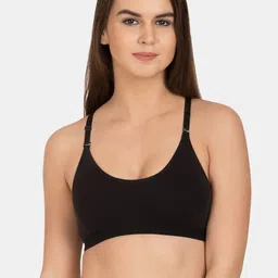 KOMLI Full Coverage Non Padded Cotton Workout Bra- All Day Comfort-50