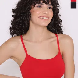 INKURV Pack Of 2 Full Coverage Cut and Sew Non Padded Bra-15
