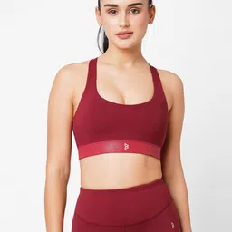 BODD ACTIVE Full Coverage Styled Back Workout Sports Bra With All Day Comfort-picture-14