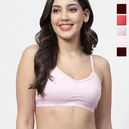 Docare Pack OF 6 Full Coverage Non Padded Cotton T-shirt Bra With All Day Comfort-picture-53