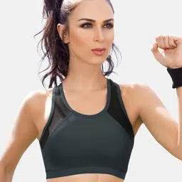 Dazzle  Women Removable Padding  Full Coverage Sports Bra-picture-17