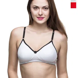 Docare Pack of 2 Full Coverage Non Padded Cotton T-shirt Bra-All Day Comfort-24