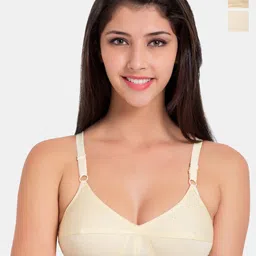 Souminie Pack Of 3 Full Coverage All Day Comfort Pure Cotton Minimizer Bra-picture-12