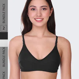 POOJA RAGENEE Pack of 2 Non Padded Full Coverage Bra-image-85