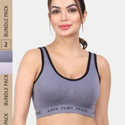 Amour Secret Pack Of 2 Lightly Padded Non-Wired Anti Odour All Day Comfort Bra-38