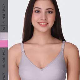POOJA RAGENEE Pack Of 2 Full Coverage Non-Wired Lightly Padded Everyday Bras-picture-14