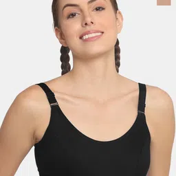 POOJA RAGENEE Pack Of 2 Cotton Workout Bra Full Coverage Non Padded All Day Comfort-picture-22