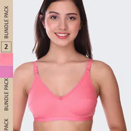 POOJA RAGENEE Pack Of 2 Full Coverage Non-Wired Lightly Padded Everyday Bras-image-68