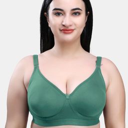 SKDREAMS Non Padded Full Coverage Cotton Minimizer Bra With All Day Comfort image 1