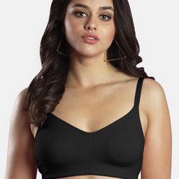Dazzle Seamless All Day Comfort Non-Wired Non-Padded Medium Coverage Cotton Everyday Bra-picture-14
