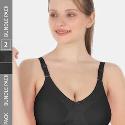 Tweens Pack Of 2 Medium Coverage Minimizer Bras With All Day Comfort-14