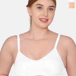 Tweens Pack of 2 Non Padded Cotton T-shirt Bra Full Coverage-picture-25