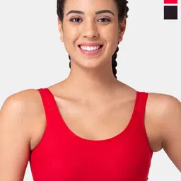 Tweens Pack Of 2 Full Coverage Seamless Cotton T-shirt Bra With All Day Comfort-27