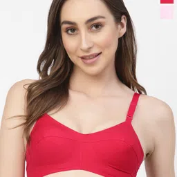 Floret Pack Of 2 Full Coverage Cotton Everyday Bra With All Day Comfort-picture-30
