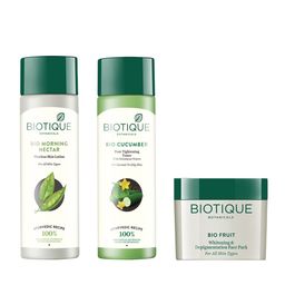 Biotique Unisex Set of Sustainable Face Pack, Sustainable Skin Lotion & Toner-15