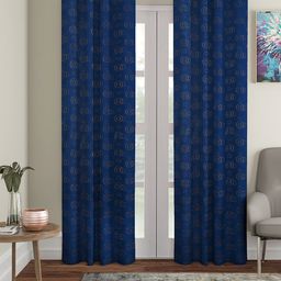 Cortina Set of 2 Printed Long Door Curtains-21