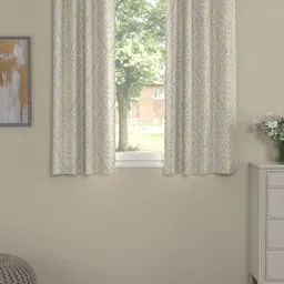 Myntra Elegant Homes Yellow & White Set of 2 Ethnic Motifs Window Curtain-picture-16