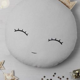 STYBUZZ Kids White & Grey Full Moon Cushions-29