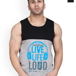 SLOWLORIS Pack Of 2 Printed Gym Innerwear Vests SL26 COMBO (LOUD BLKGRY) (ADV BLACK)-image-76