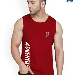 SLOWLORIS Pack Of 2 Printed Gym Innerwear Vests SL26 COMBO (LOUD BLKPCK) (ADV MAROON)-picture-13