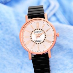 Sandy D Carter Women Embellished Dial & Straps Analogue Watch SDC24-57-RG-WH-image-83