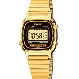 CASIO Vintage Women Gold-Toned Digital Watch D124 LA670WGA-1DF-image-27