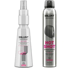 BBLUNT Set of Hot Shot Finish Hair Spray - 200 ml & Hot Shot Heat Protection Mist - 150 ml-30