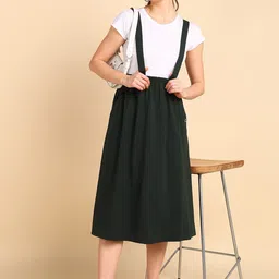 House Of Zelena High Rise Midi Maternity Skirt With Detachable Strap-picture-18