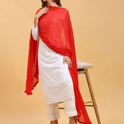 Dupatta Bazaar Embroidered Chiffon Dupatta-image-88