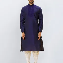 Indian Poshakh Straight Kurta with Dhoti Pants-image-44