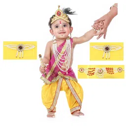RAJ FANCY DRESSES Kids Printed Top With Dhoti Pants-42