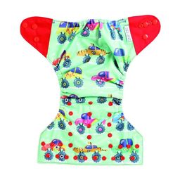 Polka Tots Printed Reusable Waterproof Cloth Diaper-26