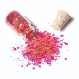 KINGDOM OF LASHES Vegan Glitter Eyeshadow - Disco Red-53