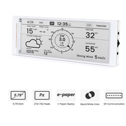 Elecrow CrowPanel ESP32 5.79” E-paper HMI Display with 272*792 Resolution Black/White Color Driven By SPI Interface image 3