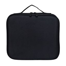 ESBEDA Black Solid Makeup Organiser With Adjustable Dividers-40