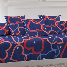 Arrabi Set of 6 Printed Diwan Set-0