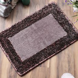 Gallery99 Purple Microfiber Antiskid Door Mat-12